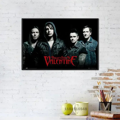 Bullet For My Valentine Wall Art Poster – Rock Band Music Print