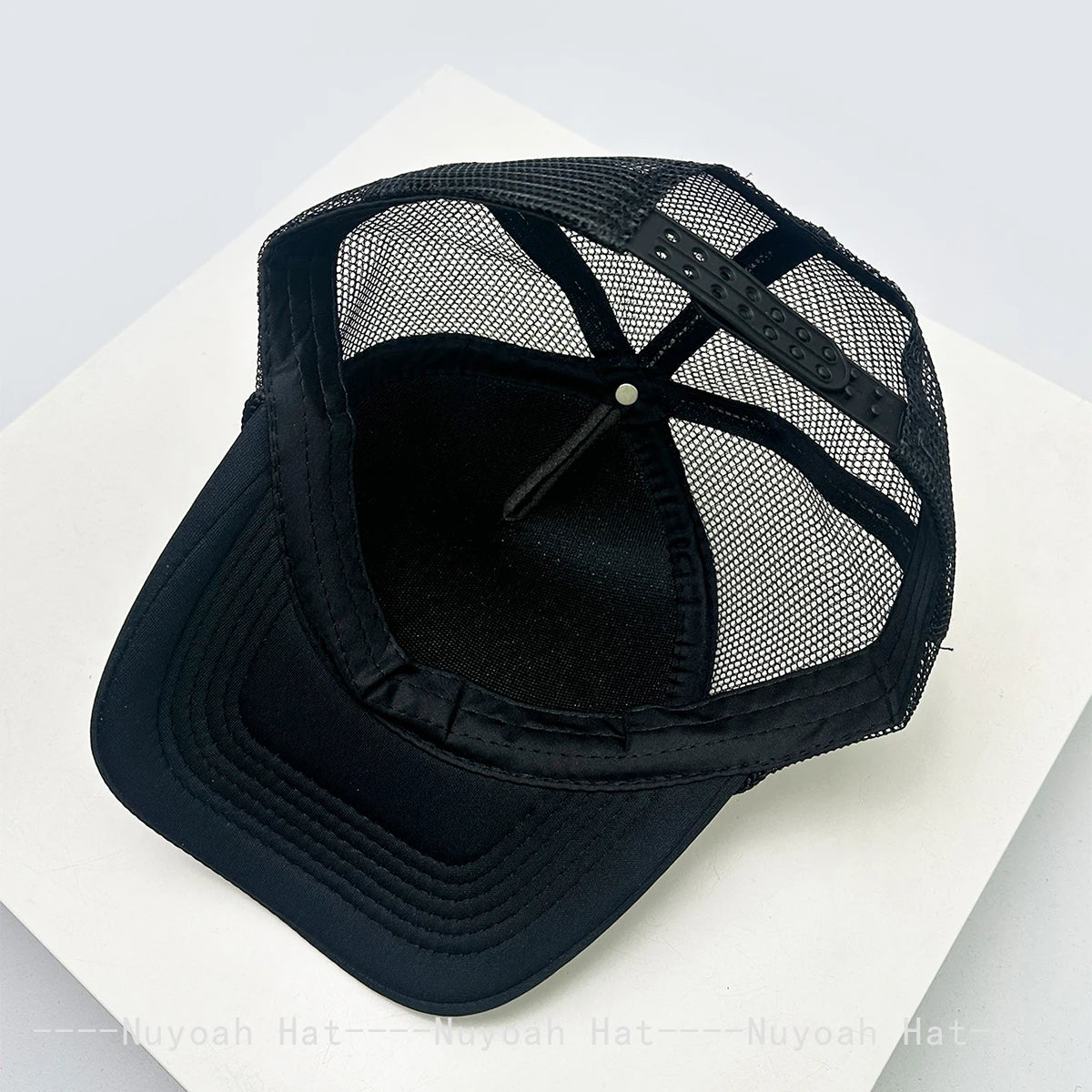 Mesh Trucker Cap with Wing & Letter Print – Unisex Hip Hop Baseball Hat