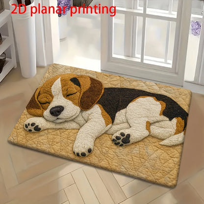 Beagle Doormat – Non-Slip Stain-Resistant Indoor Outdoor Rug