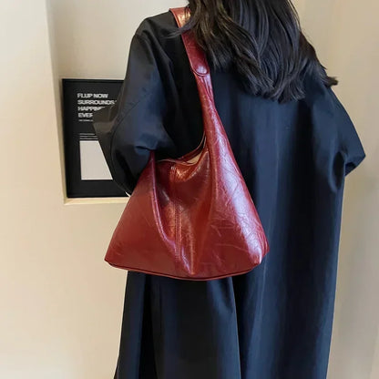 Soft PU Leather Shoulder Bag for Women Wedding Totes