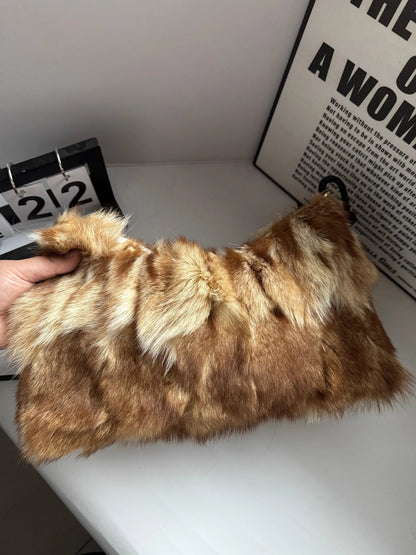 Fluffy Fur Shoulder Bag for Women – Luxury Handbag & Purse