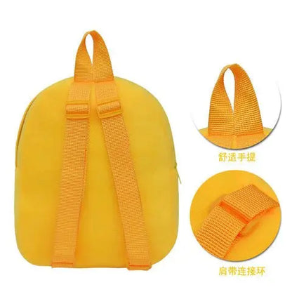 Pokemon Pikachu Plush Backpack Kids School Bag