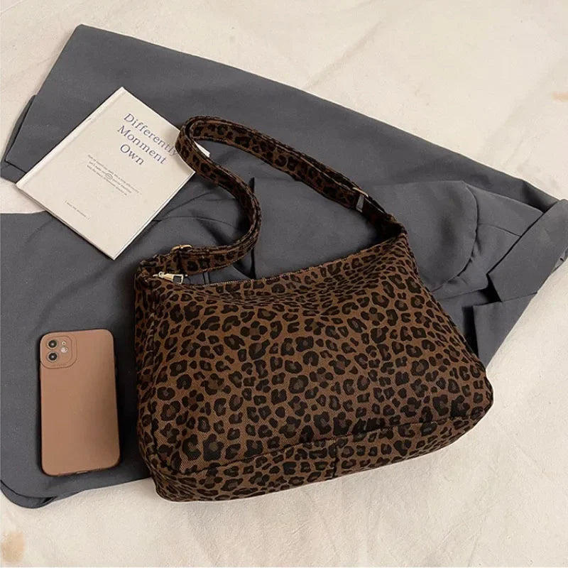 Trendy Leopard Print Women’s Tote Bag