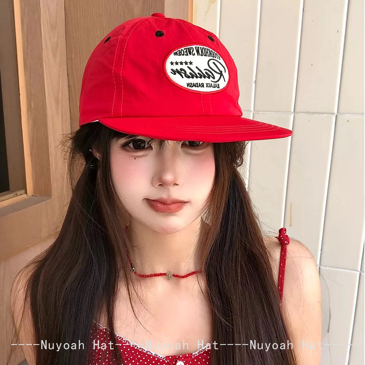 Embroidered Patch Snapback Cap – Quick-Dry Hip-Hop Hat for Men & Women