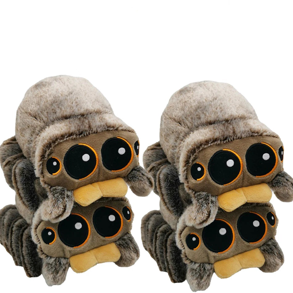Black Spider Plush Toy Soft Stuffed Pillow