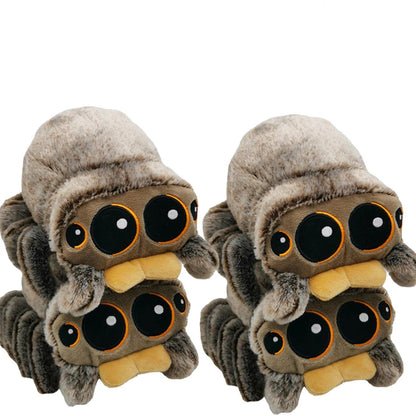 Black Spider Plush Toy Soft Stuffed Pillow