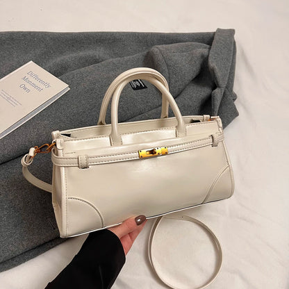 Small Pu Leather Crossbody Bags Lady Short Handle Shoulder Bag