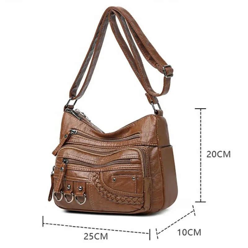 New Ladies Soft Leather Baags High Quality Purses and Handbags