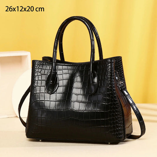 Alligator Genuine Leather Tote Bag for Women – Luxury Handbag