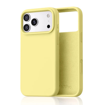 Liquid Silicone iPhone Case – Slim Shockproof Cover for iPhone 13–17 Series