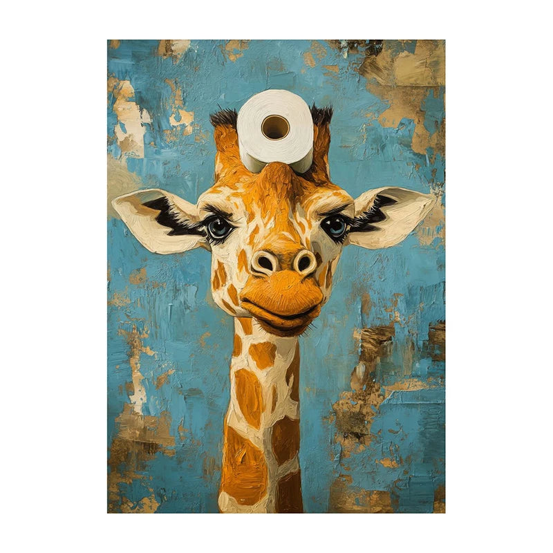 Watercolor Animal Wall Art Poster – Highland Cow, Fox, Cat & More