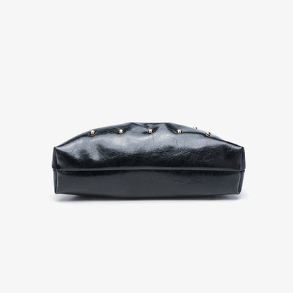 Simple Large Capacity Folded Cloud Handbag
