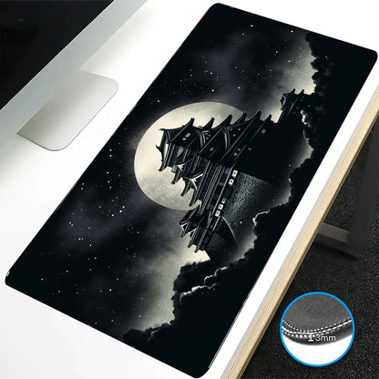 Large Mouse Pad Abstract Marble Fluid Art Design – Non-Slip Gaming Desk Mat