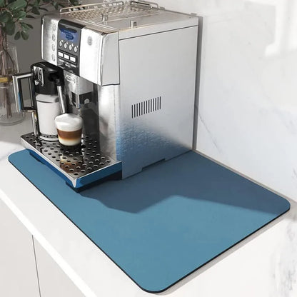 Coffee Machine Mat – Absorbent Silicone Countertop Pad