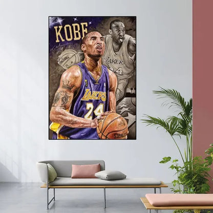 Kobe Bryant Black Mamba Poster – Basketball Wall Art