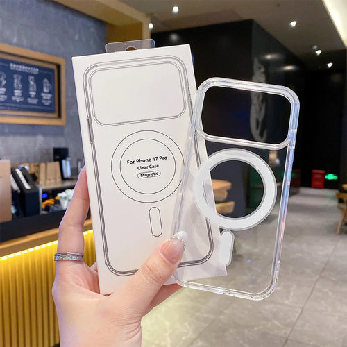 Clear MagSafe iPhone Case – Shockproof Transparent Cover