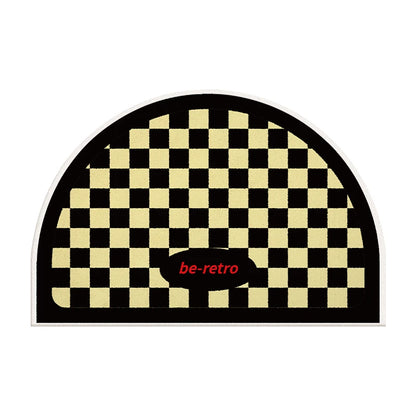 Checkerboard Bathroom Mat – Absorbent Anti-Slip Door Mat