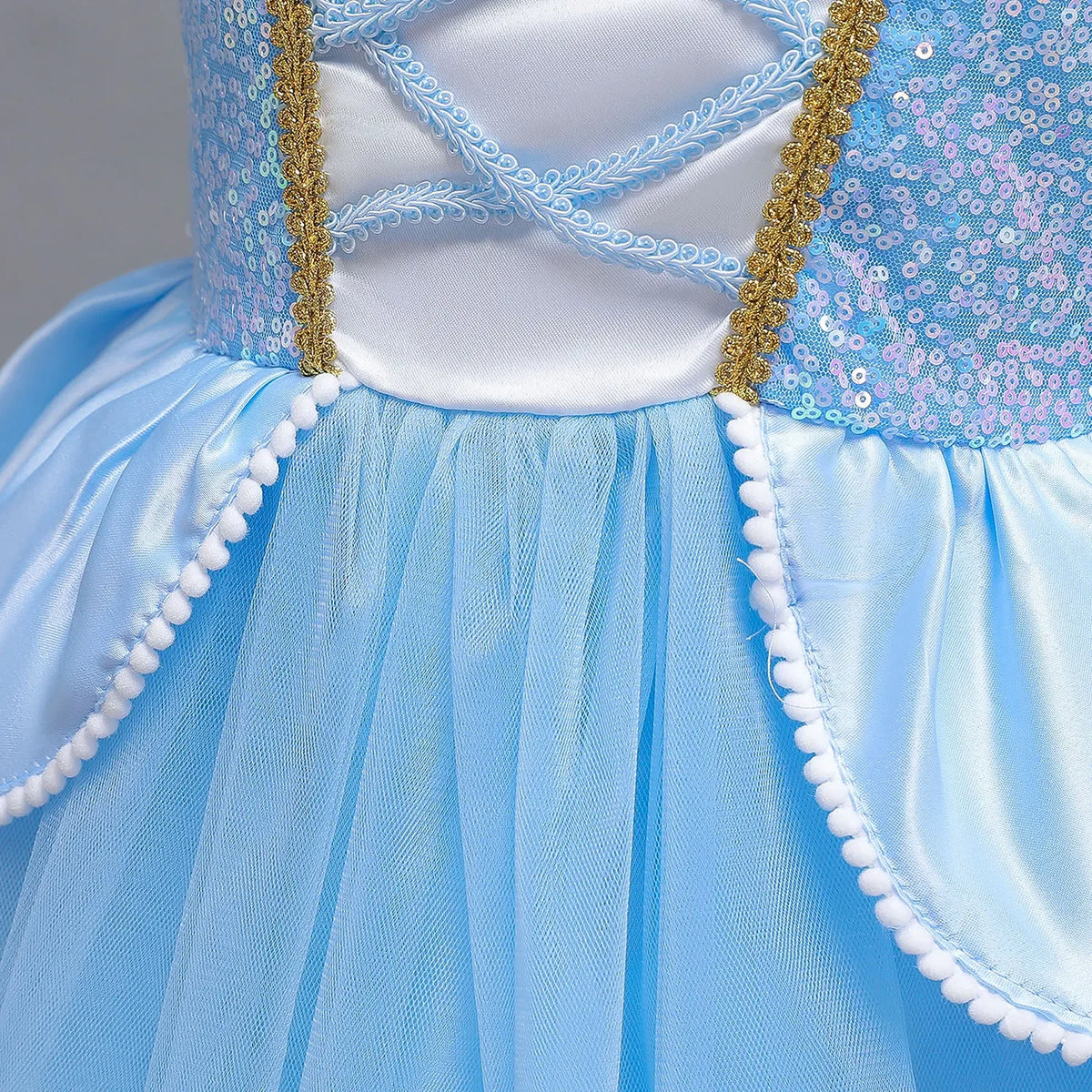 Cinderella Princess Ball Gown Costume Dress