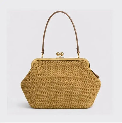 Luxury Clip Clasp Shoulder Bag – Women's Elegant Handbag