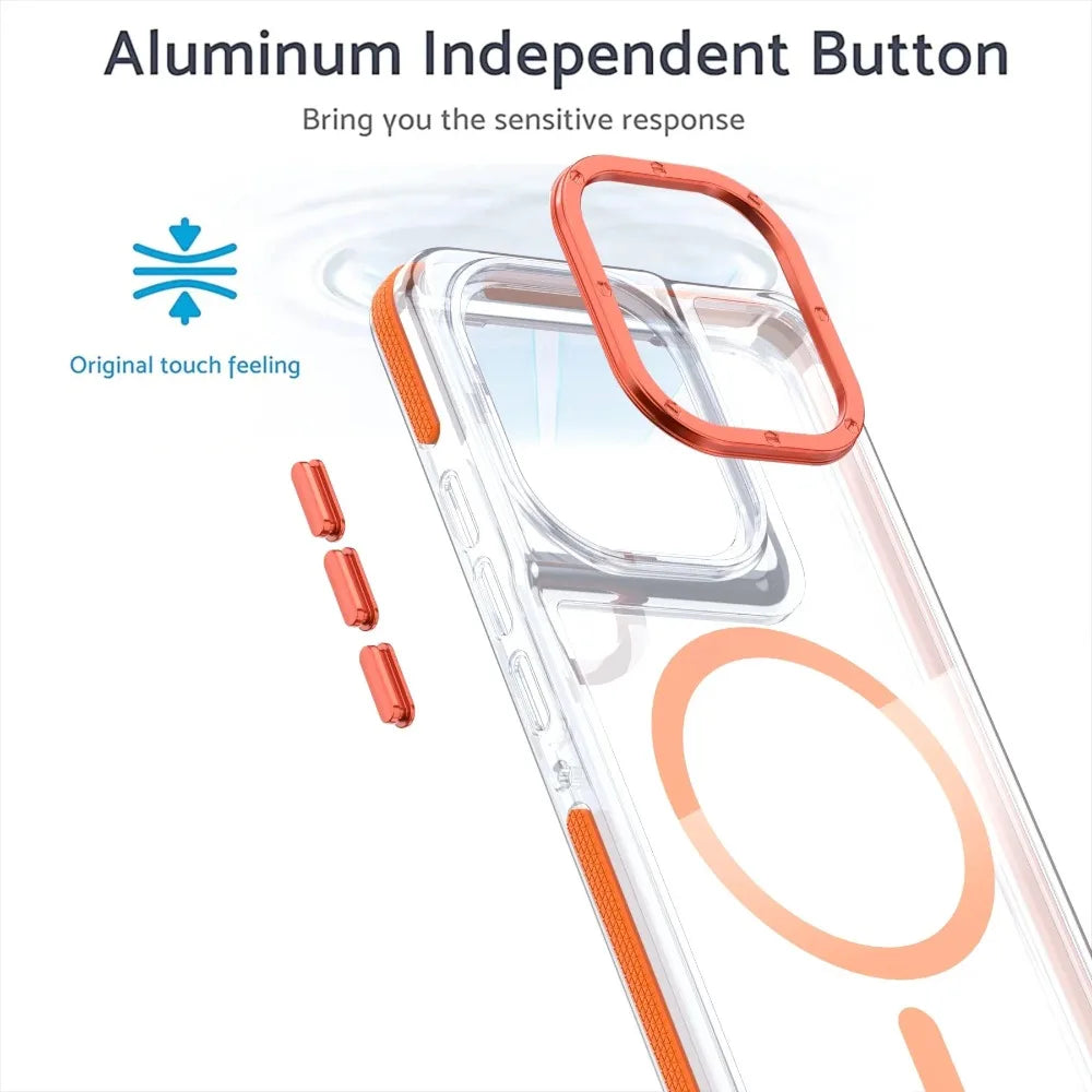Magnetic Clear Case for Motorola Moto – Shockproof