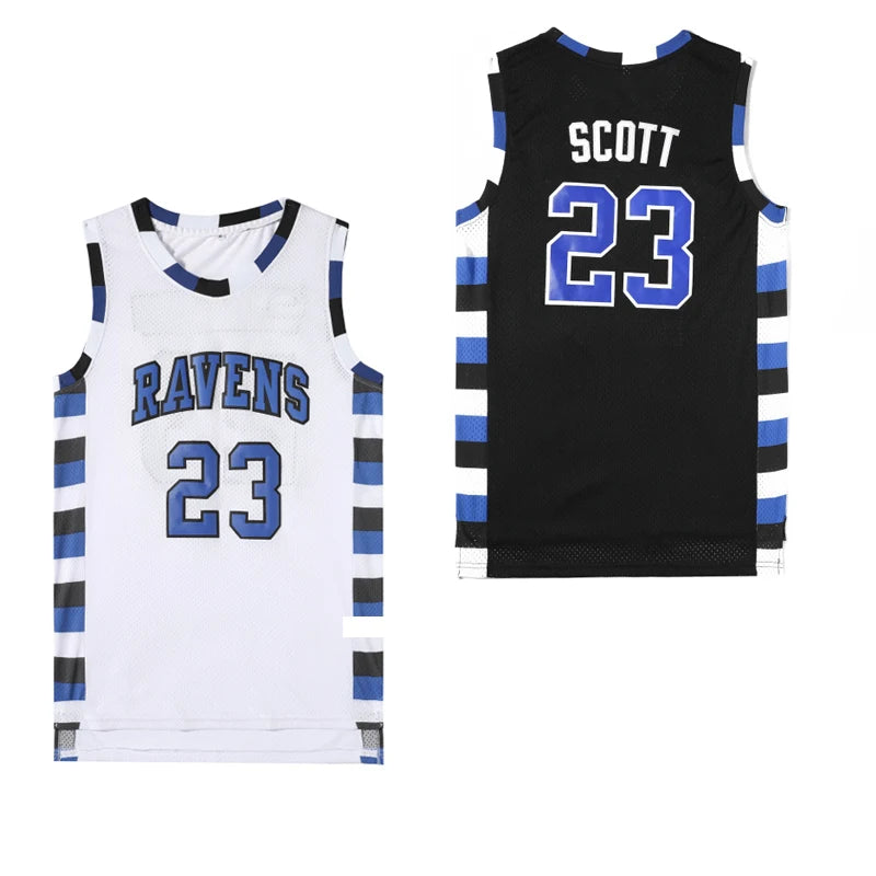 One Tree Hill Ravens #3 Scott Basketball Jersey – Embroidered