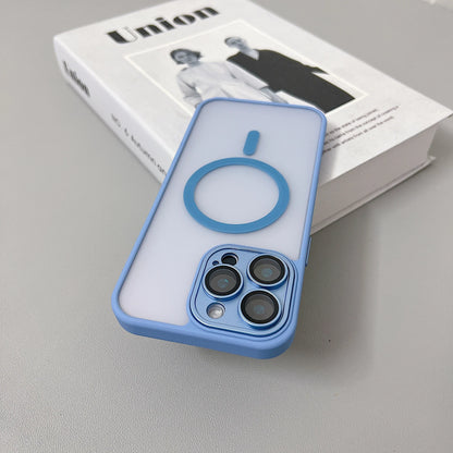 MagSafe iPhone Case Matte Translucent Armor Shockproof Cover