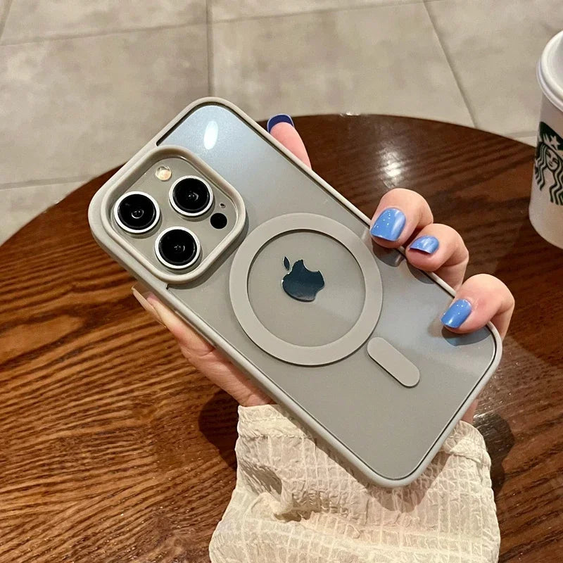 MagSafe Clear iPhone Case – Magnetic Wireless Charging