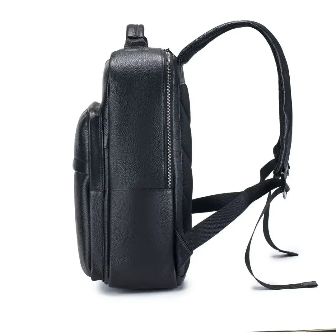 Genuine Leather Men's Laptop Backpack – Luxury Computer Bag