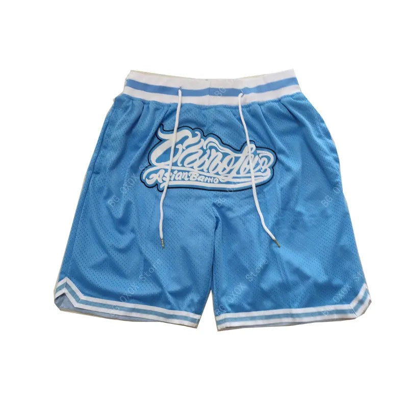 Carolina Basketball Shorts – Stitched Embroidery with Pockets