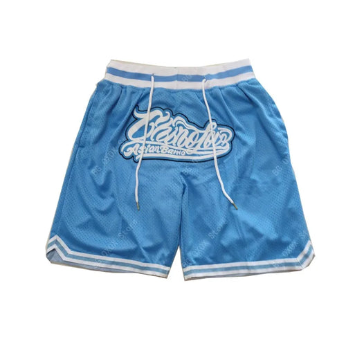Carolina Basketball Shorts – Stitched Embroidery with Pockets