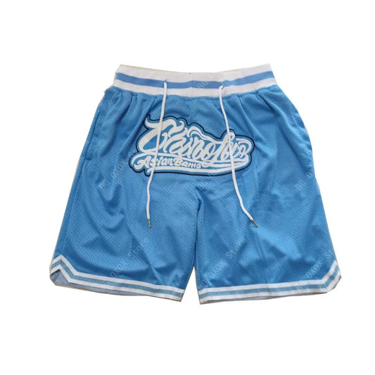 Carolina Basketball Shorts – Stitched Embroidery with Pockets