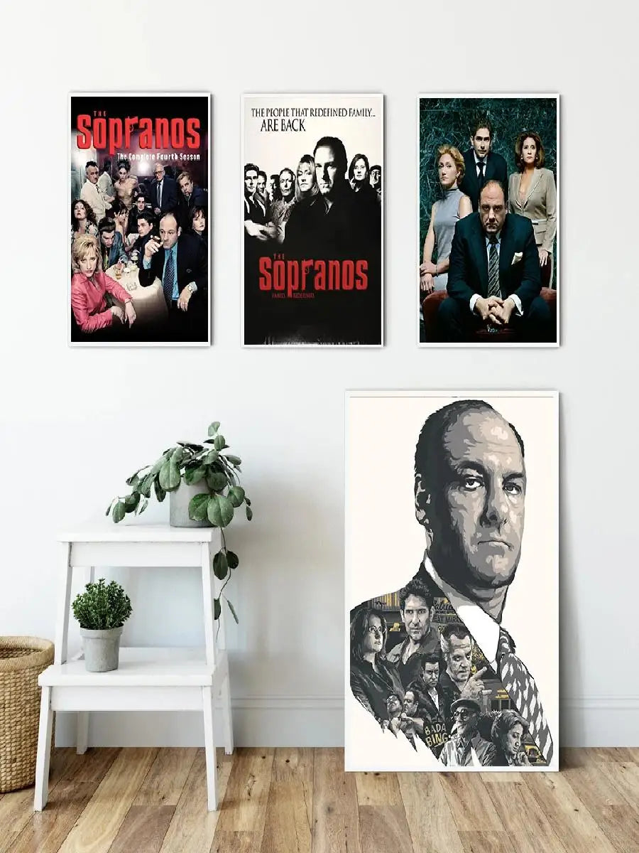 The Sopranos Canvas Print – Classic TV Series Wall Art