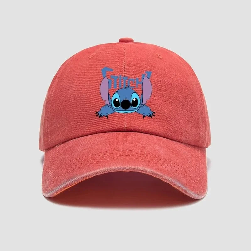 Stitch Cartoon Baseball Cap Adjustable Snapback