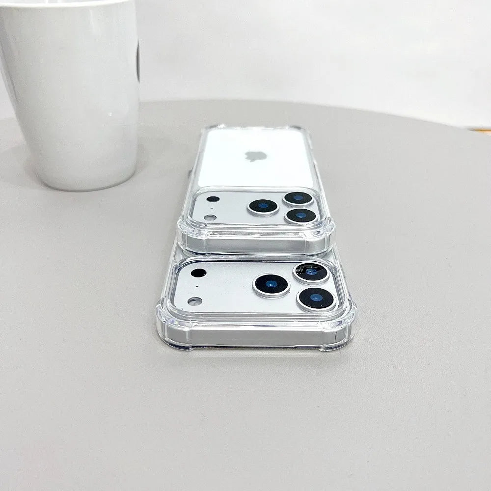 Clear Airbag Shockproof iPhone Case – iPhone 7 to 17 Series