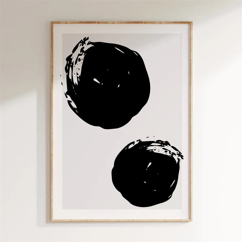 Minimalist Abstract Geometric Canvas Wall Art Poster