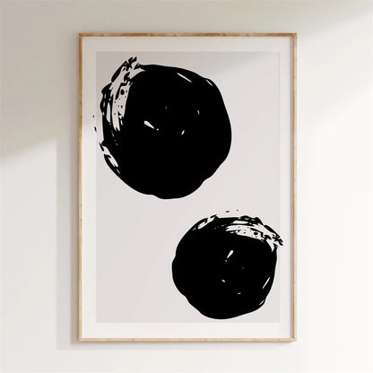 Minimalist Abstract Geometric Canvas Wall Art Poster