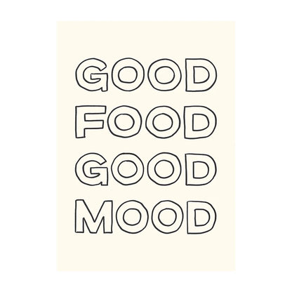 Minimalist Kitchen Wall Art Poster – Food Print for Home Decor