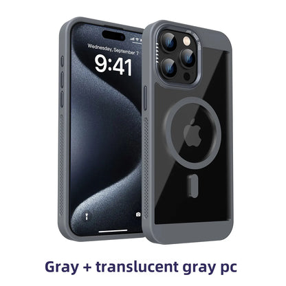MagSafe Magnetic Bumper Case for iPhone 16 15 14 13 12 11 Pro Max Plus