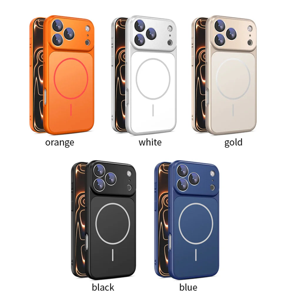 MagSafe Liquid Silicone iPhone Case with Lens Filter – iPhone 13 to 17 Series