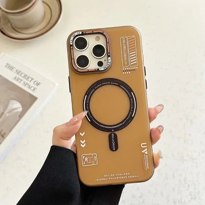 Matte MagSafe iPhone Case with Metal Lens Frame