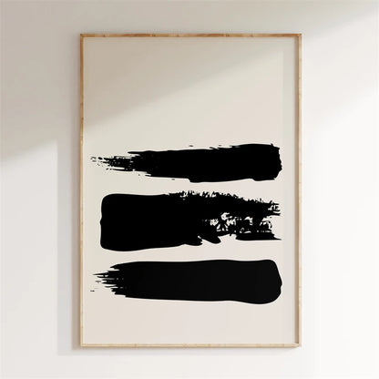 Minimalist Abstract Geometric Canvas Wall Art Poster