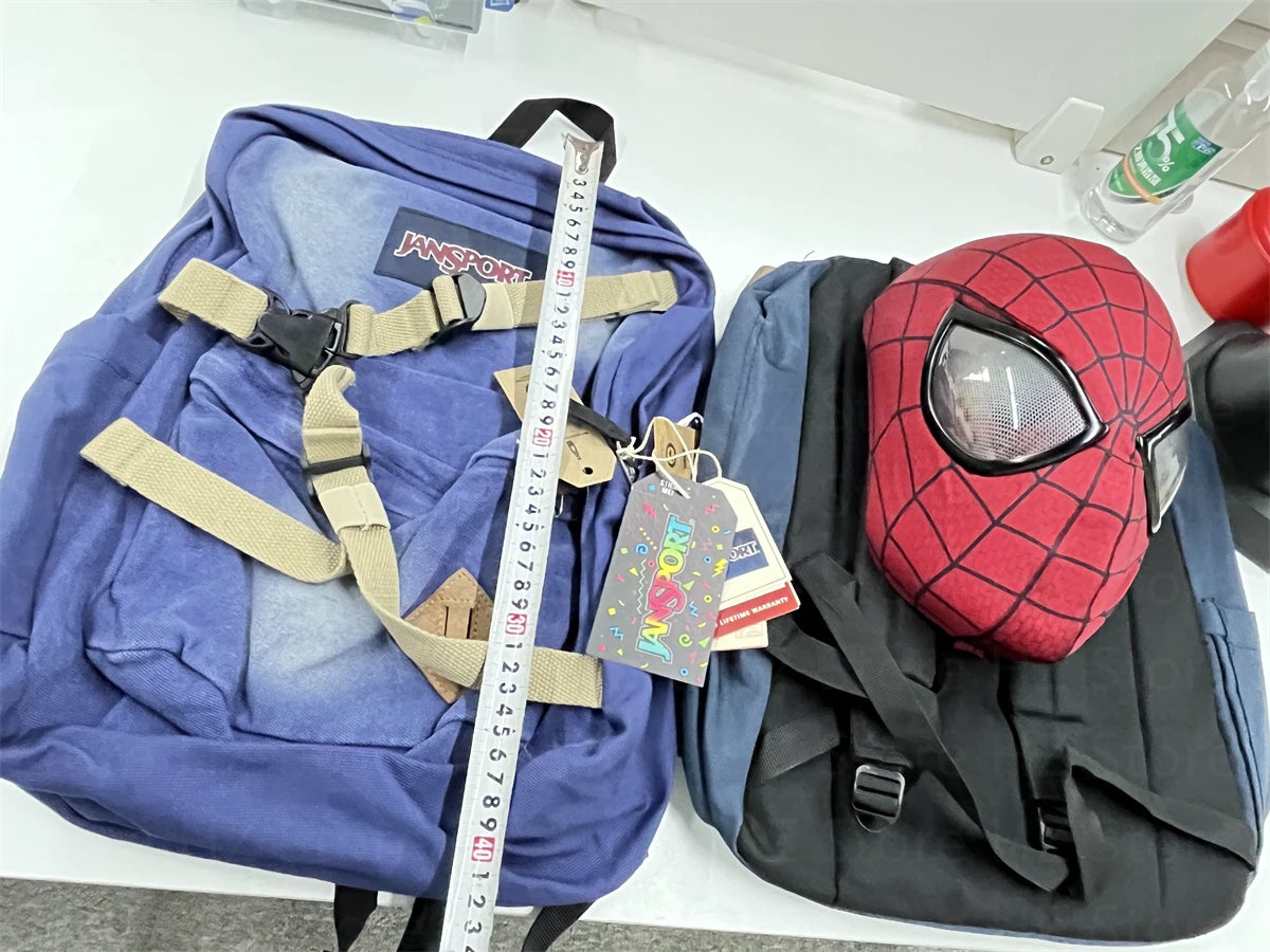 Canvas & Denim Backpack – Large School Bookbag for Men Women