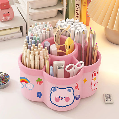 Rotating Pen Holder Desk Organizer