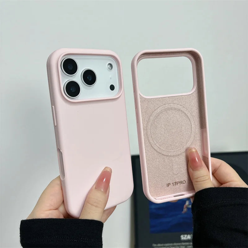 MagSafe Liquid Silicone Case for iPhone 13 to 17 Series