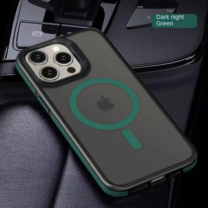 Magnetic MagSafe iPhone Case – Matte Translucent Armor | iPhone 11–16