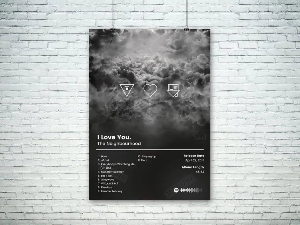 Hip Hop Music Album Poster – Canvas Wall Art Print