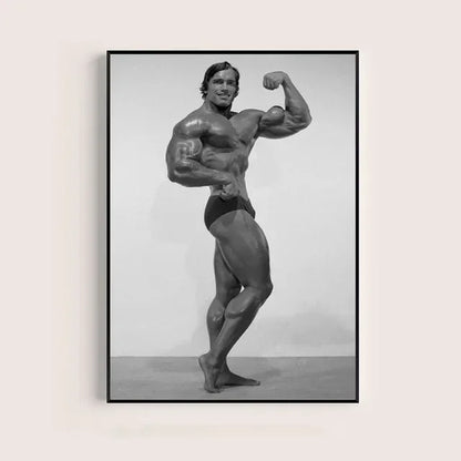 Arnold Schwarzenegger Motivational Gym Poster – Bodybuilding Wall Art