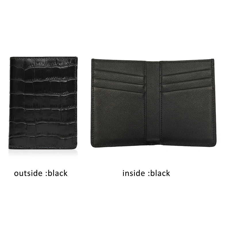 Personalized Leather Wallet for Men | Crocodile RFID Blocking