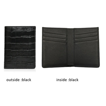 Personalized Leather Wallet for Men | Crocodile RFID Blocking