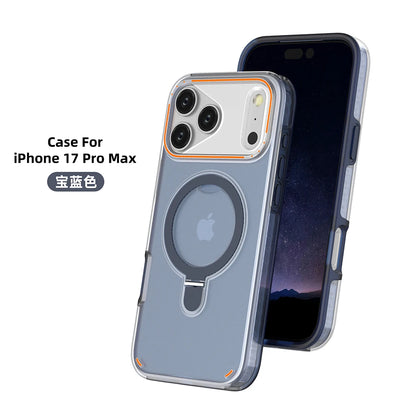 MagSafe Magnetic Ring Stand Matte Phone Case – iPhone 11 to 17 Series